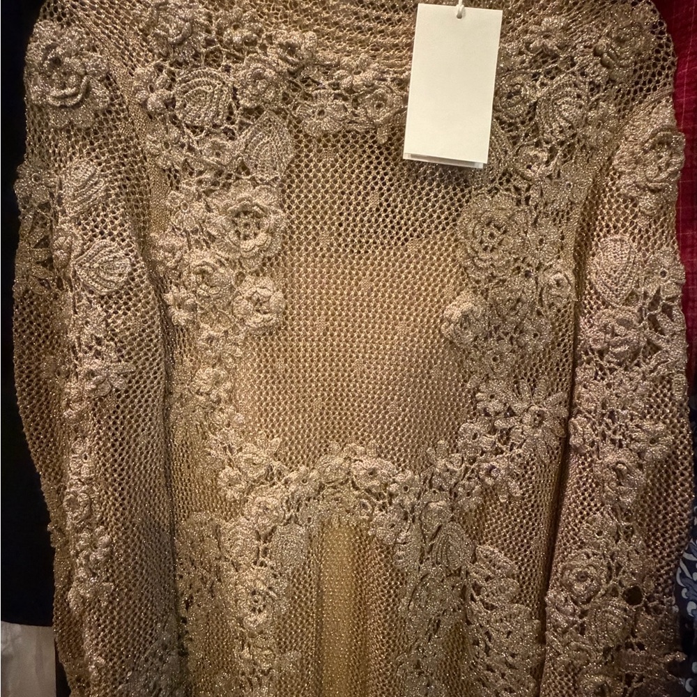 Ulla Johnson Leah Crochet Knit Maxi Dress - Picture 7 of 10